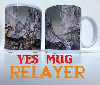 Yes " Relayer " Album Cover Coffee Mug - Wraparound Album Art