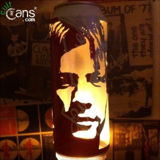 Jon Bon Jovi Beer Can Lantern Pop Art Portrait Candle Lamp,  Unique Gift