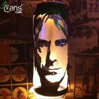 Paul Weller Beer Can Lantern The Jam,  Modfather Pop Art Portrait Candle Lamp