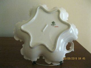 Antique Rosenthal Monbijou,  Bavaia Porcelain Leaf Candy Dish,  Pink Roses 3