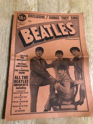 Vintage 1964 Beatles Exclusive / Songs They Sing - Collectors Edition - No.  1