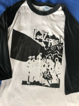 Vintage 1982 Led Zeppelin Ii Tour T Shirt Medium