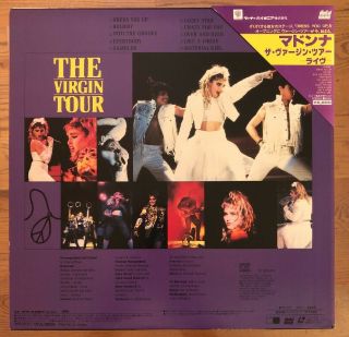 MADONNA The Virgin Tour Japan 1985 Laserdisc NO Promo Tickets Madame X Blue DVD 2