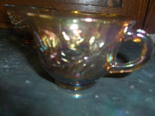 VINTAGE INDIANA CARNIVAL GOLD PUNCH CUPS - SET OF 6 2
