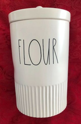 Rae Dunn Design Flour Canister With Lid Ll 2019 Vhtf