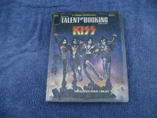 Vintage 1976 6th Annual International Talent And Booking Directory Kiss Cover