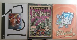 Blurb - Blur Fan Club Magazines X 19 - Collectors Items,  Random Postcards Etc