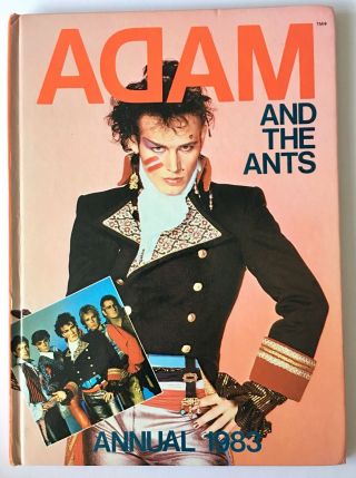 Adam And The Ants Annual 1983 Vintage 1980s Pop Music Unclipped Vgc Collectible