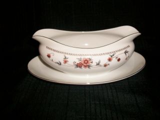 Sheffield Anniversary Porcelain Fine China Gravy/ Sauce Boat Made In Japan