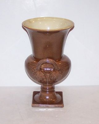 INCREDIBLE VINTAGE 762 RED WING ART POTTERY BROWN/CREAM 10 