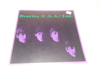 The Beatles Usa Ltd 1964 Tour Program Booklet