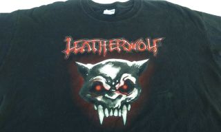 Leatherwolf Vintage 1980s Tour Shirt Heavy Metal