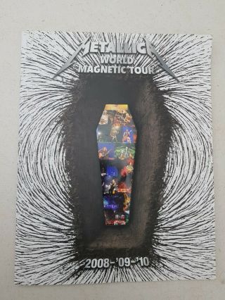 Metallica Official World Death Magnetic Tour Programme 2008 - 