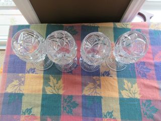 4 - Vintage EAPG US Glass Pennsylvania Milk Water Goblets Glasses 1898 2