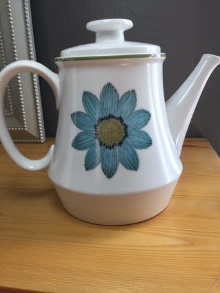 Vintage Noritake Progression China - Up - Sa Daisy 9001 Teapot