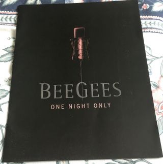 Bee Gees One Night Only Program Wembley Stadium 1998