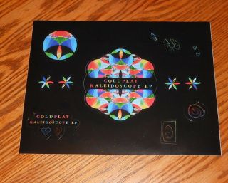 Coldplay Kaleidoscope Sticker Sheet Promo 9x7 Large