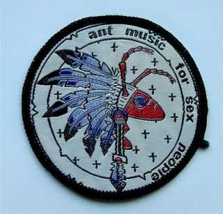 Adam & The Ants Ant Music For Sex People Vintage Sew On Patch From The 1980 