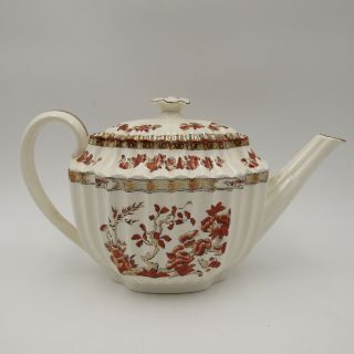 Copeland Spode England India Tree China Porcelain Teapot Old Stamp