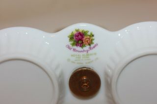 Royal Albert Old Country Roses Salt & Pepper Shakers with Holder/Tray, 8