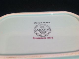 Adams Ironstone Calyx Ware Singapore Bird (1) 9 
