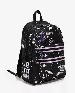 Fall Out Boy Backpack Black Keyhole Band Nwt Backpack Tags Merch