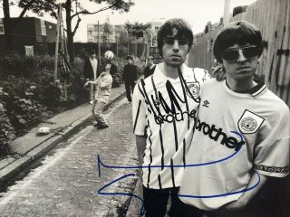 Liam Gallagher Noel Gallagher Oasis Signed Picture 2