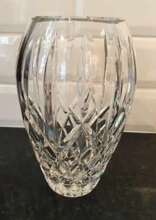 Waterford Crystal Lismore 7 " Flower Bud Vase Made In Ireland Heavy