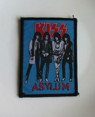 Kiss Asylum Vintage Sew On Patch From The 1980 