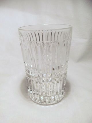 Set Of 4 Vintage Fostoria Crystal Clear Glass Aspen Hiball Glasses