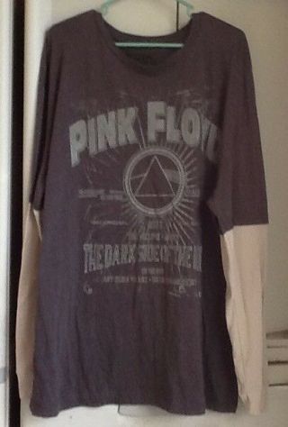 Pink Floyd Dark Side Of The Moon 1972 Long Sleeve Shirt,  Adult 2xl