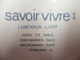 Savoir Vivre Luscious Fruit Dessert Bowls 5 1/8 