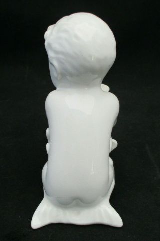 Bing & Grondahl Figurine SEA BOY 2266 All White Seagrass Sweet Face 4.  25 