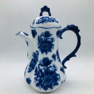 Cracker Barrel Cobalt Blue/White Floral 6 pc Tea SetBeautiful 5