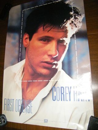 Corey Hart,  " First Offense " And " Boy In The Box " 3 For 1 Promo Posters 1983 - 84