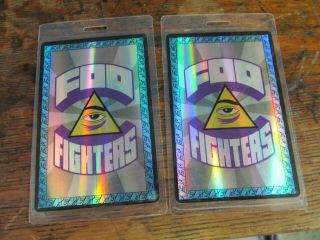 Foo Fighters Backstage Passes