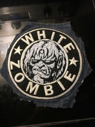 Vintage White Zombie 9 1/2 Inch Patch