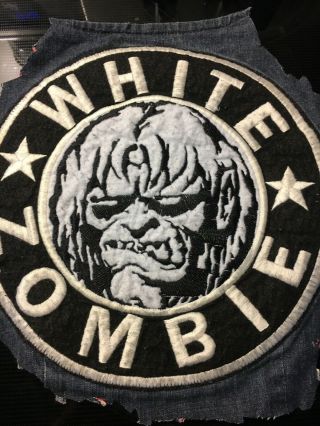 Vintage White Zombie 9 1/2 Inch Patch 5