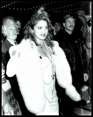 1985 Madonna @ Desperately Seeking Susan Premiere Vintage Photo