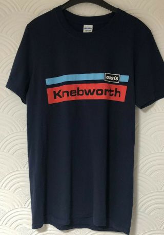Oasis Knebworth T Shirt / Size Small / Liam Noel Gallagher / Concert