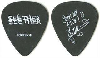 Seether Shaun Morgan Authentic 2010 Tour Real Band Issued Signature Guitar Pick