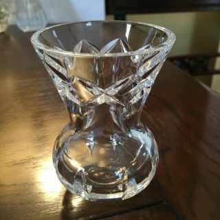 Stephens Portugal Full Lead Crystal Miniature Bud Flower Vase - Signed