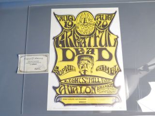 Vintage Grateful Dead Poster Sopwith Camel No.  22 - 3 Family Dog W 14 " X20.  5 "