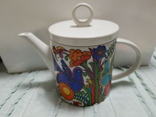 Villeroy & Boch Acapulco Tea Pot,  Ceramic,  4 Cup,  Made In Luxembourg Hippie