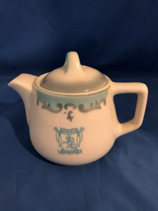 Chalet On The Lake Teapot Mequon Wisconsin Jackson China 1946 - 1951