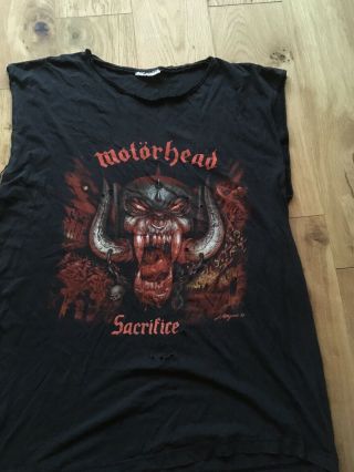 Motorhead Rare Sacrifice Tour T Shirt Ex Large Item (lemmy)