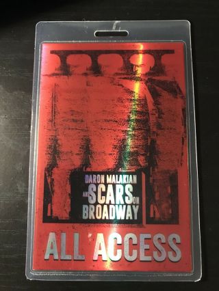 Scars On Broadway 2019 All Accses Laminate