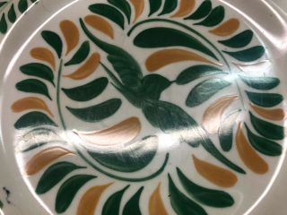 Williams Sonoma 2011 Anfora Verde Luncheon/Salad Plate Set of 5 Green/Gold 5