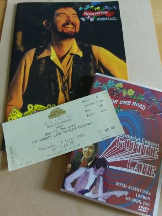 Small Faces/ Ronnie Lane Tribute Concert Package (dvd,  Programme,  Ticket)