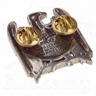 SLAYER EAGLE LOGO BADGE Metal Pin Brooch Pewter ALCHEMY ROCKS OFFICIAL MERCH 3